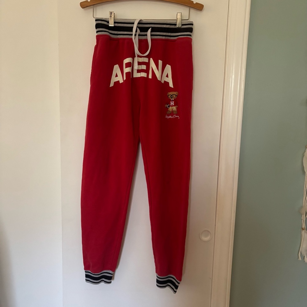 Hustle Gang Arena Red Sweatpants
